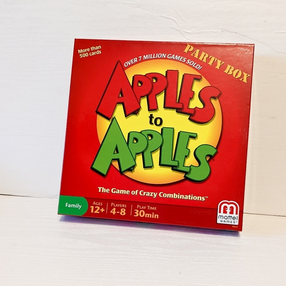 Mattel | Other | Mattel Apples To Apples Party Box Family Game Night ...